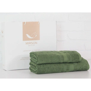 Рушник MirSon набір банних 5079 Elite SoftNess Military 50х90, 70х140 (2200003183177) зображення 1