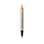 Ручка кулькова Parker IM 17 Brushed Metal GT BP (22 232) - зменшене зображення 1