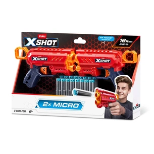 Іграшкова зброя Zuru Набір бластерів X-Shot Excel Double micro 2.0 (36727R) зображення 1