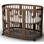 Ліжечко Ingvart SMART BED ROUND з сердечками шоколад (1341361) - зменшене зображення 1