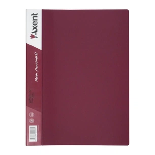 Папка з файлами Axent 30 sheet protectors, burgundy (1030-04-А) зображення 1