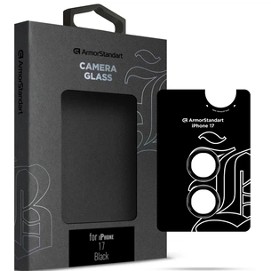 Скло захисне Armorstandart for Camera Supreme BI Apple iPhone 17 Black (ARM86442) зображення 1
