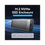 Кишеня зовнішня Vention SSD M.2 (NVME) M-key USB Type-C 3.2 10Gbps Heat Sink Aluminum (KPKH0) - зменшене зображення 2