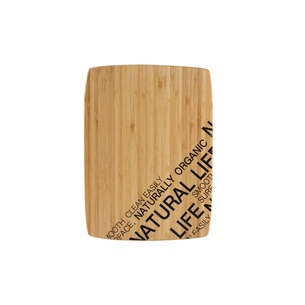 Дошка для нарізання Bergner Natural, 30x22x1.5 см, бамбук (BG-4920) зображення 1