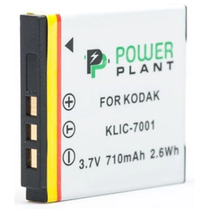 Акумулятор до фото/відео PowerPlant Kodak KLIC-7001 (DV00DV1153) зображення 1