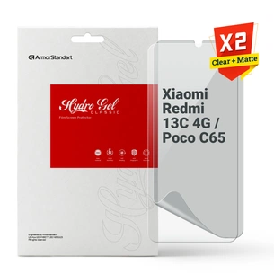 Плівка захисна Armorstandart Kit Clear + Matte Xiaomi Redmi 13C 4G / Poco C65 (ARM80708) изображение 1