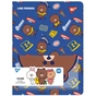 Папка з файлами Yes А4 з 20 файлами Line Friends. Brown з кишенею (492109) - зменшене зображення 2