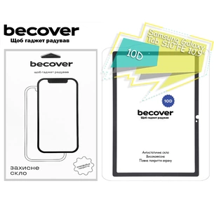 Скло захисне BeCover 10D Samsung Galaxy Tab S10 FE (SM-X520/SM-X526) 10.9" Black (713255) зображення 1