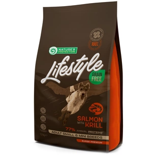 Сухий корм для собак Nature's Protection Lifestyle Grain Free Salmon, krill Adult Small&Mini 1.5 кг (NPLS45680) зображення 1