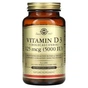Вітамін Solgar Вітамін D3, 125 мкг (5000 МО), Vitamin D3 (Cholecalciferol), 240 вегетаріанс (SOL-03314) - зменшене зображення 1