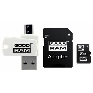 Карта пам'яті Goodram 8GB microSDHC class 4 (M404-0080R11) зображення 1