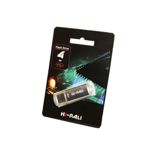 USB флеш накопичувач Hi-Rali 4GB Rocket Series Silver USB 2.0 (HI-4GBVCSL) зображення 1