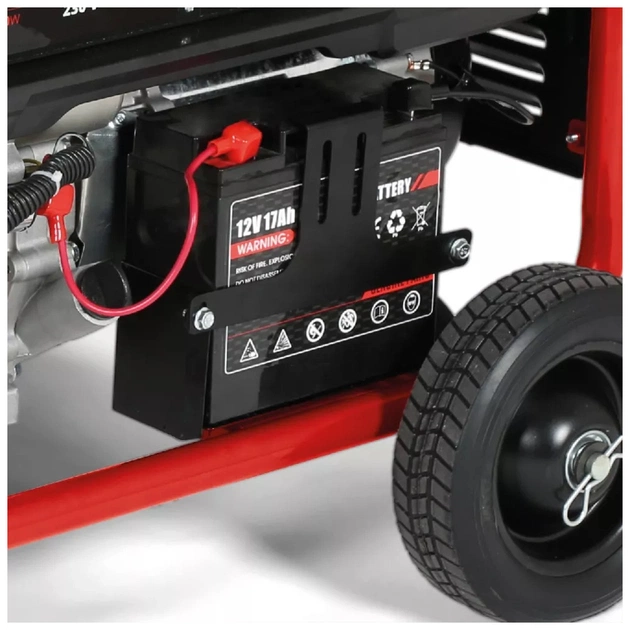 Генератор Einhell TC-PG 8000 3-фазний, 230V/400V, 8.0кkW, електростартер, AVR 25л (4152640) - picture 4