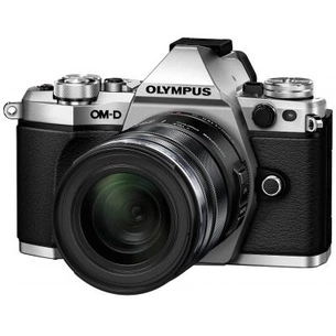 Цифровий фотоапарат Olympus E-M5 mark II 12-50 mm Kit silver/black (V207042SE000) зображення 1