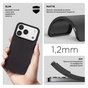 Чохол до мобільного телефона Armorstandart Matte Slim Fit Apple iPhone 17 Pro Black (ARM86745) - зменшене зображення 3