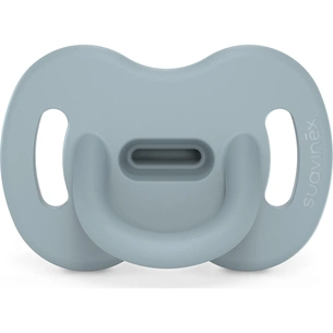 Пустушка Suavinex Colour Essence силіконова фізіологічна, 6-18 міс. блакитна (308091) зображення 1