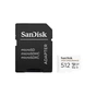 Карта пам'яті SanDisk 512GB microSDXC High Endurance UHS-I U3 V30 + SD adapter (SDSQQNR-512G-GN6IA) - зменшене зображення 1