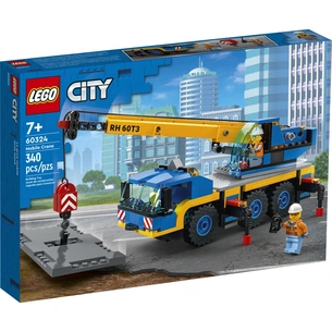 Конструктор LEGO City Пересувний кран 340 деталей (60324) зображення 1