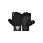 Рукавички для фітнесу RDX W3 with EVA Padding Black S (WGS-W3B-S+) - зменшене зображення 1