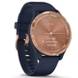Смарт-годинник Garmin vivomove 3S, Rose Gold, Navy, Silicone (010-02238-23) - зменшене зображення 3