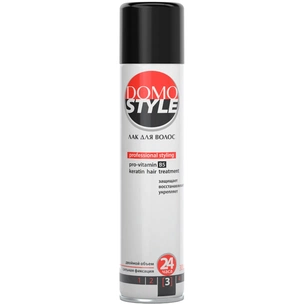 Лак для волосся Domo Style 3 Сильна фіксація 300 мл (XD 10100_1) зображення 1
