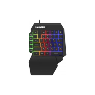 Клавіатура Maxxter KBG-OH-01B-UA USB UA Black (KBG-OH-01B-UA) зображення 1