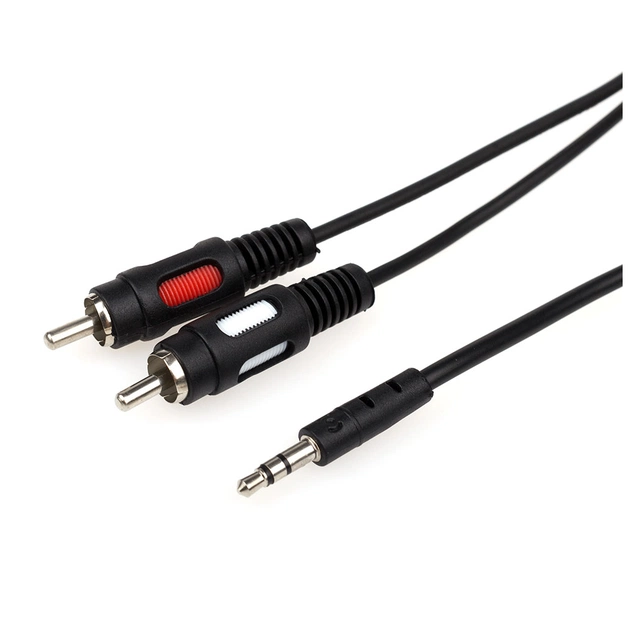 Кабель мультимедийный 3.5mm M to 2xRCA M Atcom (10708) - изображение 1