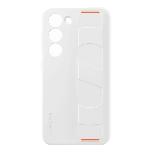 Чохол до мобільного телефона Samsung Galaxy S23 Plus Silicone Grip Case White (EF-GS916TWEGRU) - зображення 1
