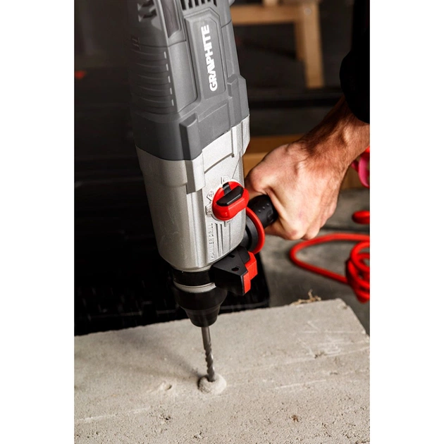 Перфоратор Graphite SDS-plus, 800Вт, 2.8Дж, кейс 3.28кг (58G538) - изображение 3