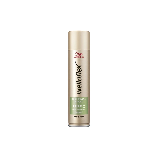Лак для волосся WellaFlex Silk Finish & Hold 5 Ultra Strong Hold 400 мл (4056800706198) - изображение 1