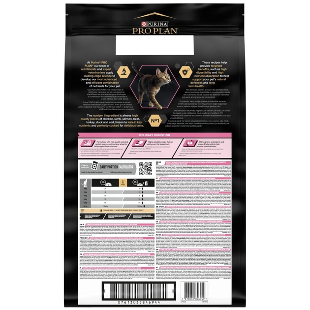 Сухий корм для кішок Purina Pro Plan Delicate Lamb зі смаком ягняти 10 кг (7613035846944) - picture 3