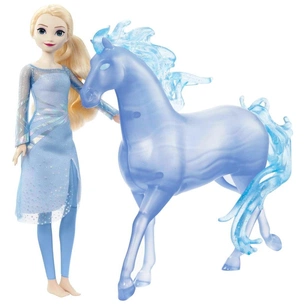 Лялька Disney Frozen Ельза та її крижаний кінь Нокк (HLW58) зображення 1