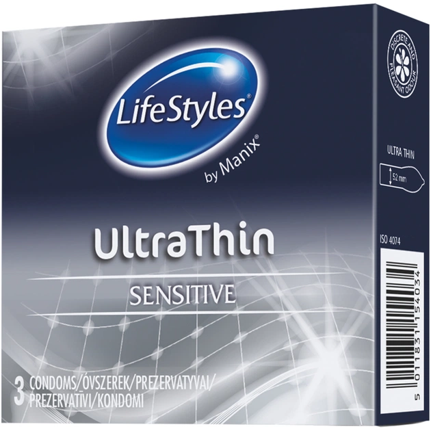 Презервативи LifeStyles UltraThin 3 шт. (5011831154034) - изображение 1
