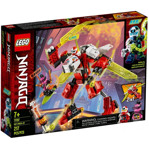 Конструктор LEGO Ninjago Робот-літак Кая 217 деталей (71707) - зображення 1