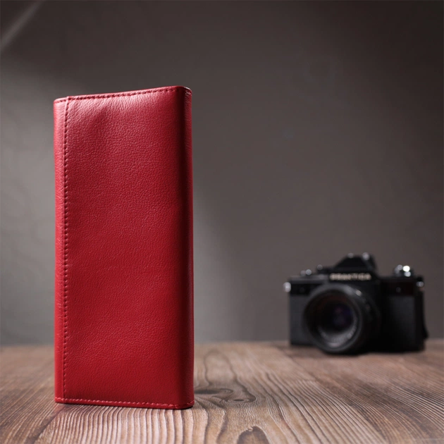 Гаманець ST Leather З натуральної шкіри Червоний (22675) - зображення 12