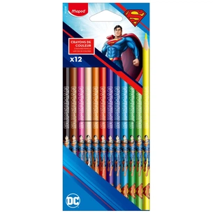 Олівці кольорові Maped SUPERMAN, 12 кольорів (MP.862208) зображення 1