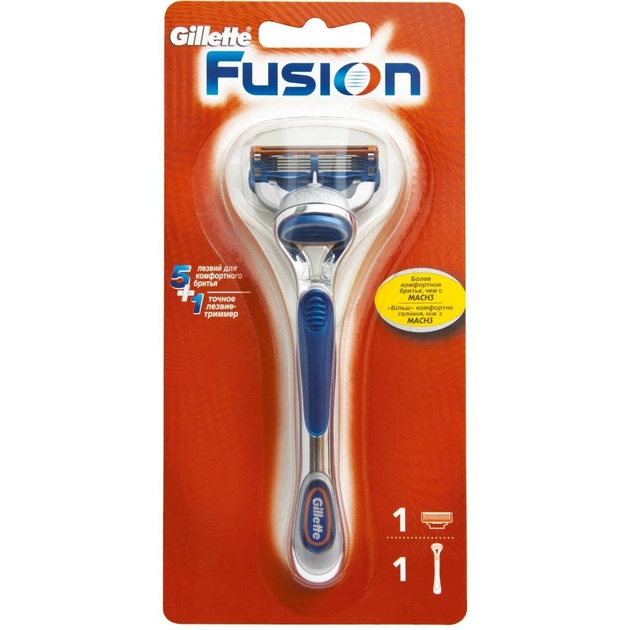 Бритва Gillette Fusion з 1 змінною касетою (7702018951376) - зображення 1