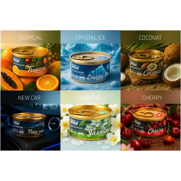 Ароматизатор для автомобіля VITOL Air Box Tropical (VAB06) - picture 6