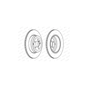 Гальмівний диск FERODO DDF2085C-1 зображення 1