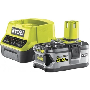 Набір акумулятор + зарядний пристрій Ryobi RC18120-150, 5 А/г, 18В (5133003366) зображення 1