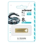 USB флеш накопичувач Wibrand 8GB Taipan Gold USB 2.0 (WI2.0/TA8U2G) - зменшене зображення 2