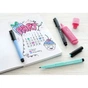 Лайнер Faber-Castell набор капиллярных ручек Starter set Bullet Journaling 9 предметов + скетчбук в точку (29104) - уменьшенное изображение 4