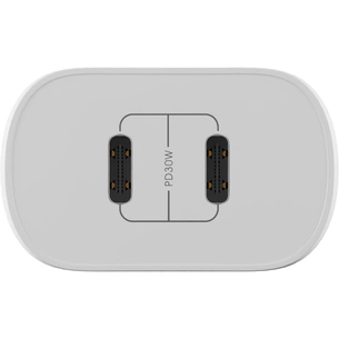 Зарядний пристрій Globex 2xUSB-C 30W FastPower white (30WCC) зображення 1