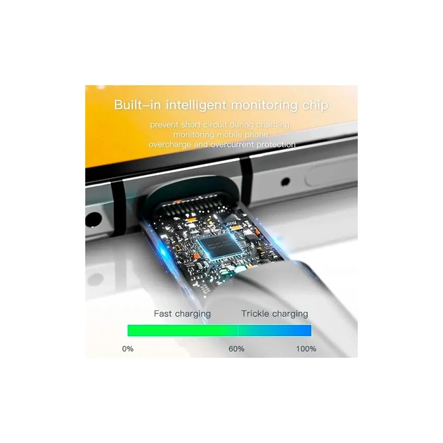 Дата кабель USB 2.0 AM to USB-C 3.0m black Essager (EXCT-LSC01) - picture 4