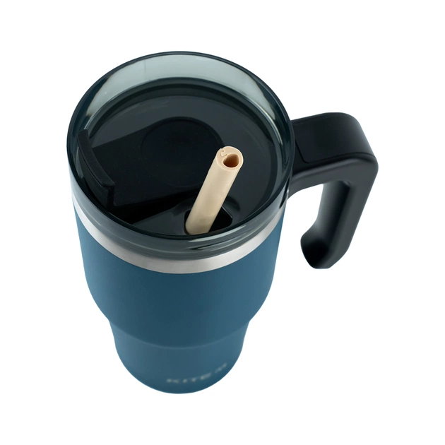 Термокружка Kite з ручкою 600 мл смарагдова (K24-1207-2) - зображення 4