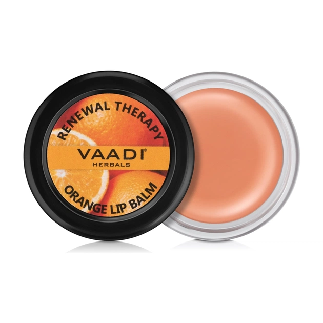 Бальзам для губ Vaadi Herbals Orange Lip Balm З апельсином 6 г (8906049910602) - изображение 1