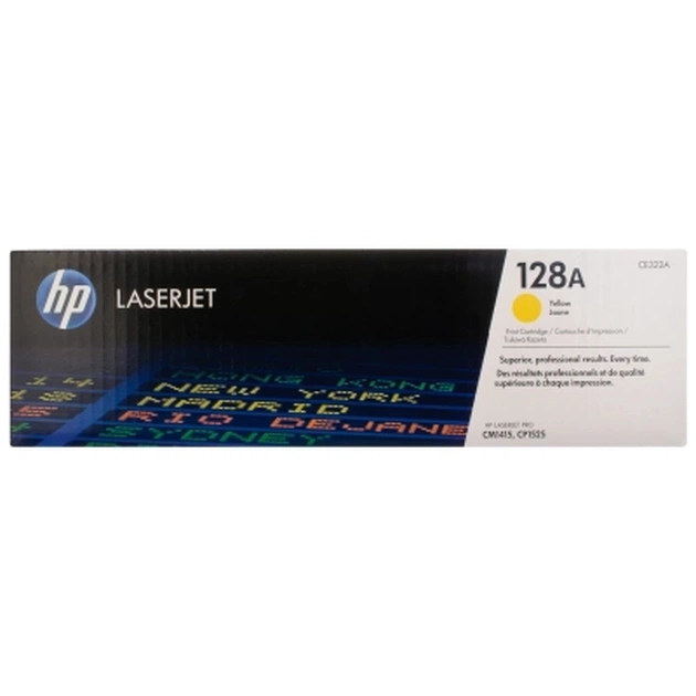 Картридж HP CLJ 128A Yellow, CP1525/CM1415 (CE322A) - зображення 1