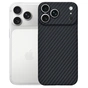 Чехол для мобильного телефона BeCover FIBRA Carbonite MagSafe Apple iPhone 17 Pro Max Black (715410) - уменьшенное изображение 1