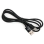 Дата кабель USB 2.0 AM to USB-C 1.0m nylon black Vinga (VCPDCTCNB1BK) - зменшене зображення 3