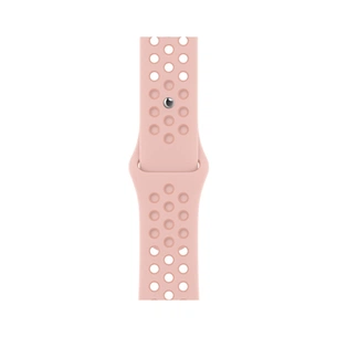 Ремінець до смарт-годинника Apple 45mm Pink Oxford/Rose Whisper Nike Sport Band - Regular (MN6Q3ZM/A) зображення 1